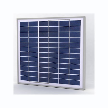 Tycon Systems Polycrystalline Solar Panel, 30 W, 34.4V DC, 0.87 A, Wire Lead TPS-24-30